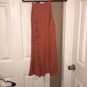 Coral/orange dress
